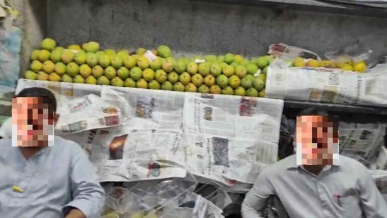 Police Seized Mangoes And Ripeners Worth About Rs. 3 Lakh 