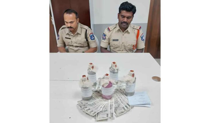 SI Of Madhapur Police Station In ACB Net  