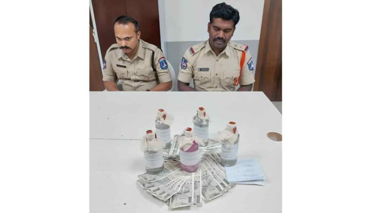 SI Of Madhapur Police Station In ACB Net  