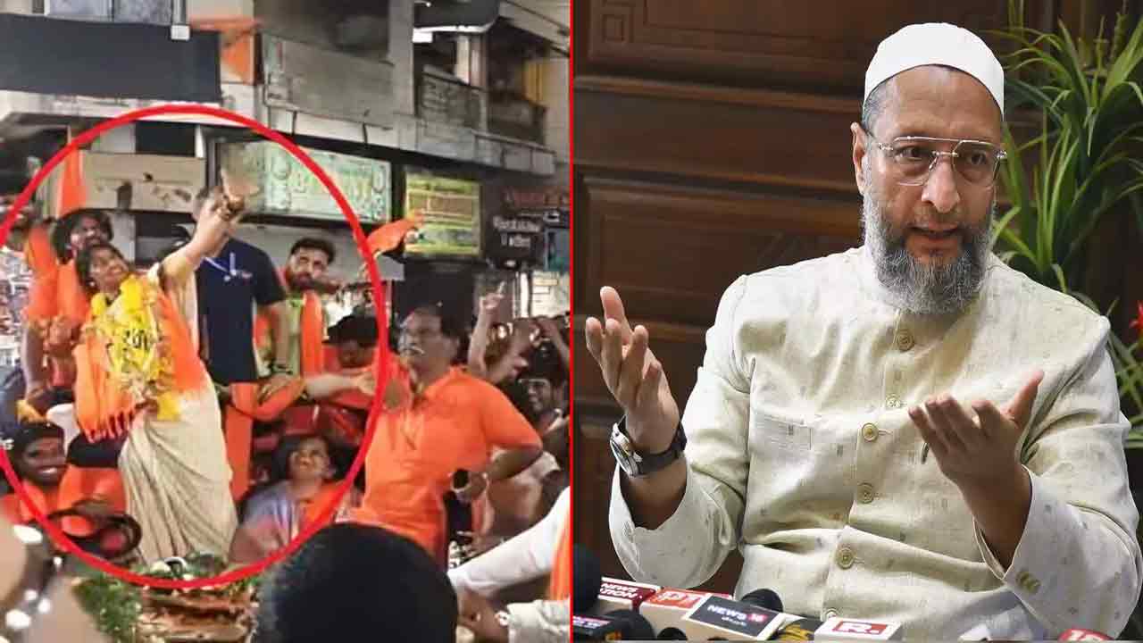 Asaduddin Owaisi Questions EC’s Silence On BJP’s Madhavi Latha’s Provocative Gesture Towards Mosque