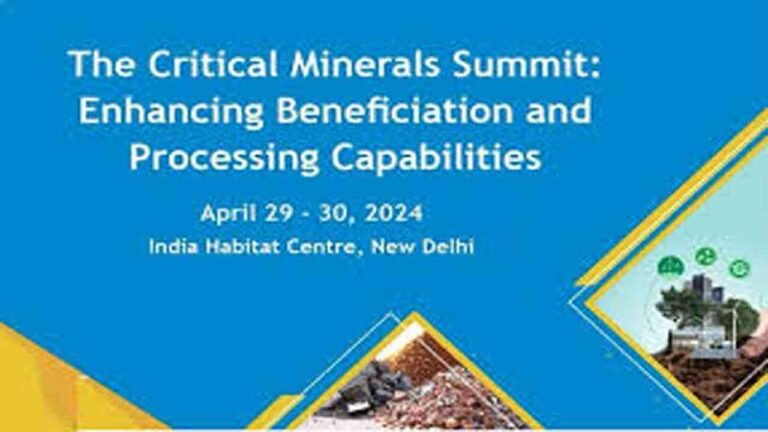 Mines Ministry to Hold Two-day Critical Minerals Summit from Today