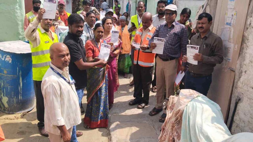 Hyderabad Steps Up Basti Sanitation with Focused Weekly Action Plan
