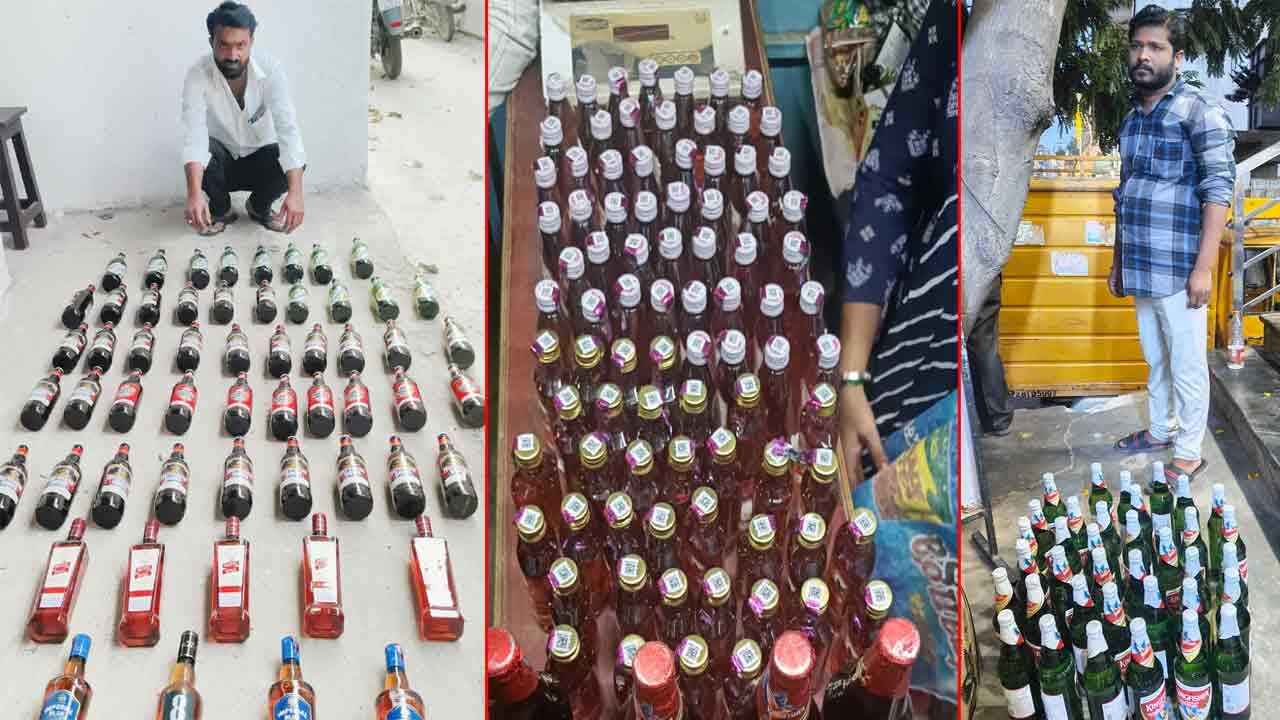 Cyberabad SOT Police Arrested 17 For Selling Liquor Illegally From 17 Places 