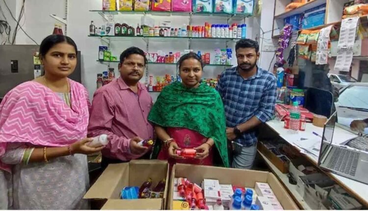 Medical Shop Found Operating Without Drug License Raided: Seized Stock Worth Rs. 50 Thousand