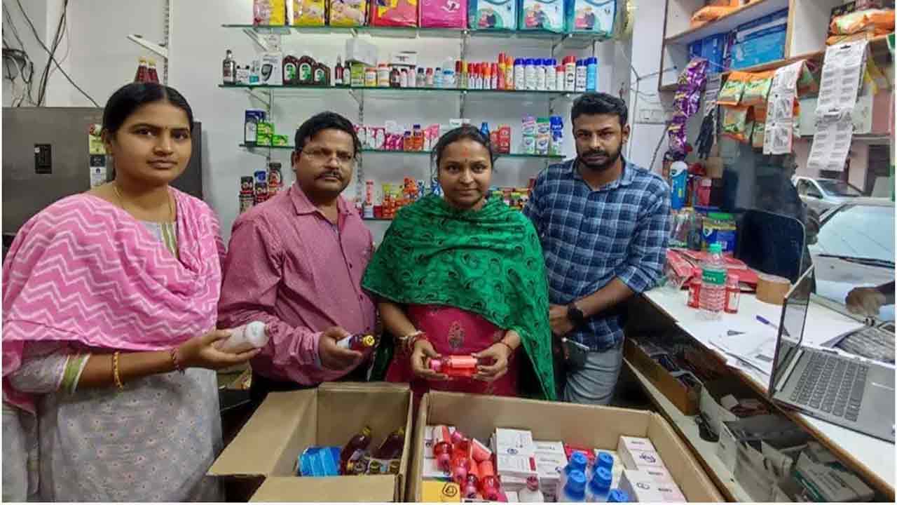 Medical Shop Found Operating Without Drug License Raided: Seized Stock Worth Rs. 50 Thousand
