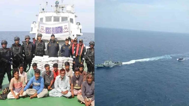 Rs. 600 Cr Drugs Seized: 14 Crew Members Of Pakistani Ship Arrested