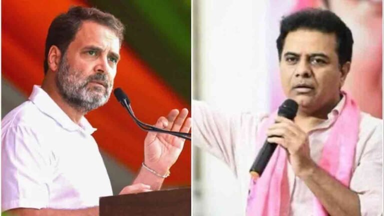 KTR Slams Rahul Gandhi Over Failed Promises of Congress Govt