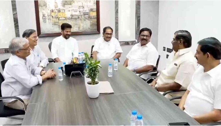 CM Revanth Reddy Meets CPM Leaders