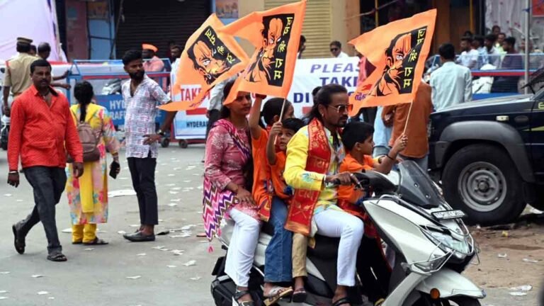 Sri Rama Navami Shobha Yatra Begins On A Grand Note In Hyderabad 