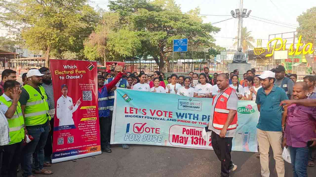 Hyderabad: 5K Run In All The Constituencies Of The District