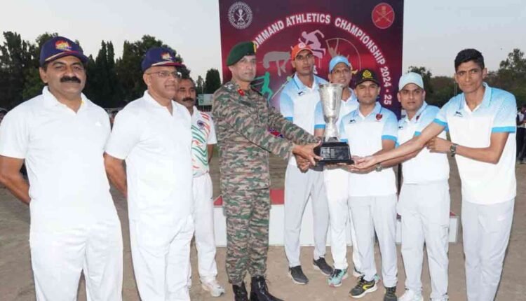 Western Command won the Army Inter Command Athletic Championship