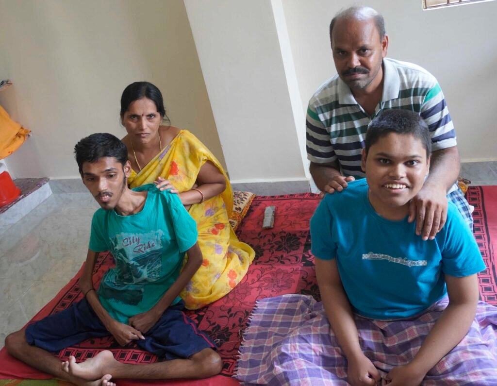 Freemasons of Telangana’s gesture to a family with 2 Muscular Dystrophy children in Hyderabad