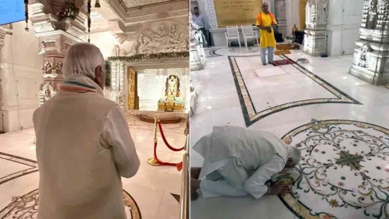 Kerala Governor Arif Khan Prostate In Front Of Ayodhya Ram