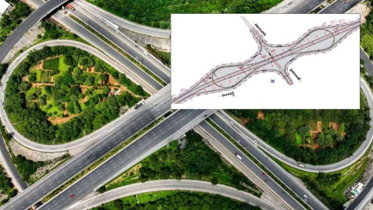 Hyderabad Regional Ring Road: Dumbbell-Shaped Interchanges