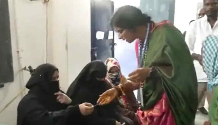 Case Registered Against Hyderabad BJP Candidate Madhavi Latha 