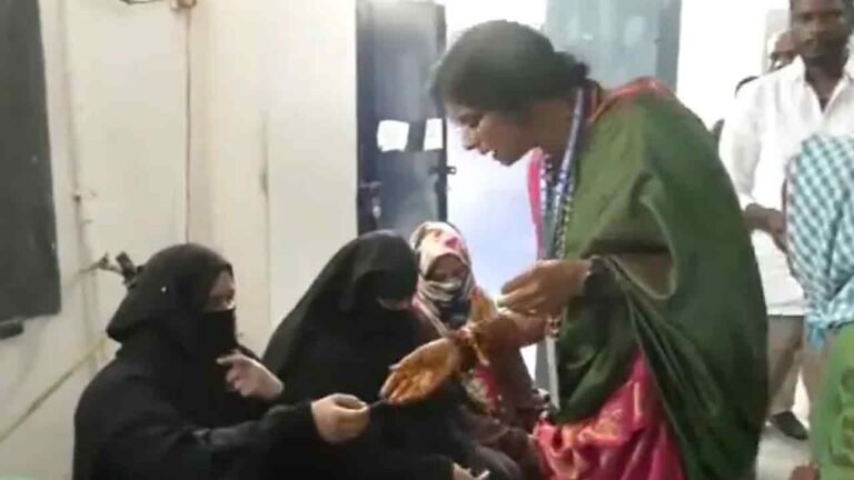 Case Registered Against Hyderabad BJP Candidate Madhavi Latha 