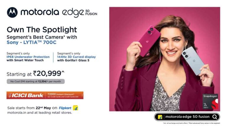 Motorola Launches Edge 50 Fusion As Latest Edition