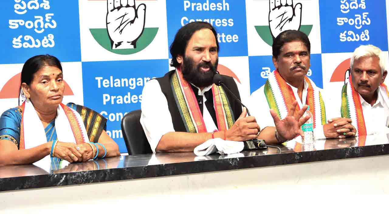 BRS And BJP Attempting To Deceive People Again: Uttam Kumar Reddy