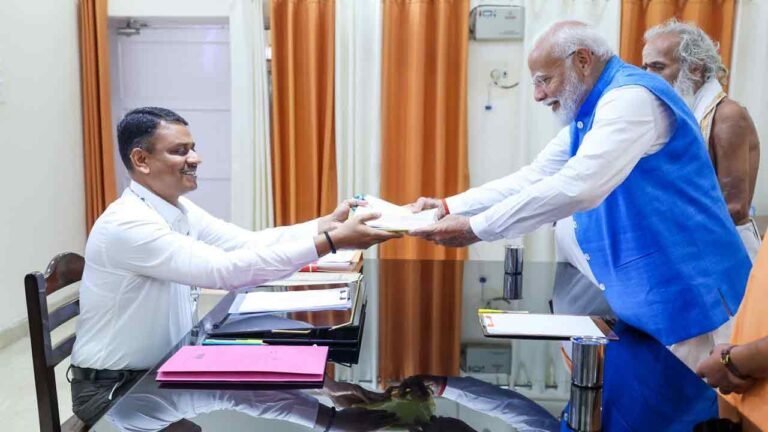 PM Modi Files Nomination From Varanasi For A Third Win