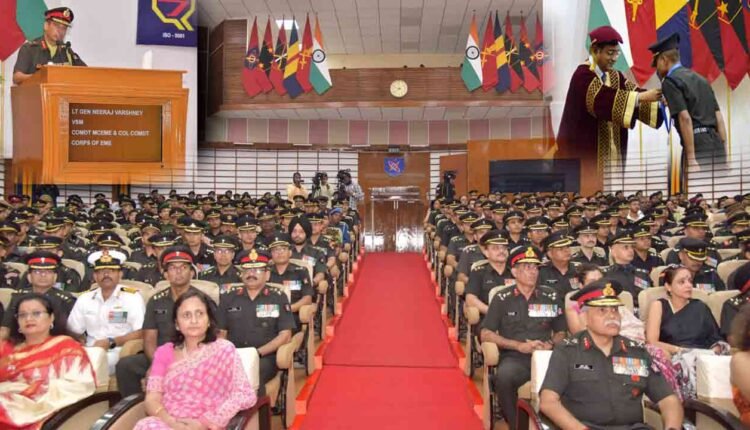 105th Convocation Ceremony Held At MCEME Secunderabad