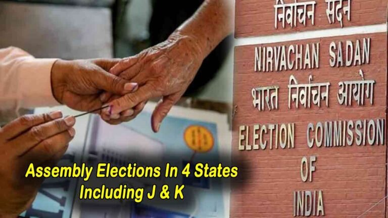 ECI Gearing Up For Another Fight: Assembly Elections In 4 States Including J & K