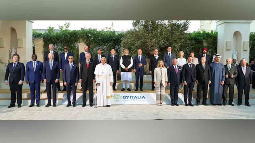 G7 Summit Commits To Promoting The India-Middle East-Europe Economic Corridor 