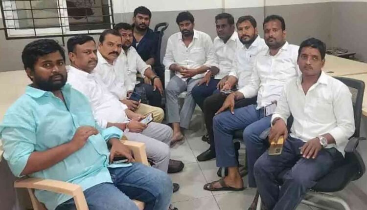 BRS Leaders Create High Drama At Pocharam Srinivas Reddy House After He Joined Congress