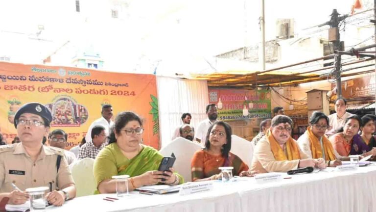 GHMC Mayor Ensures Full Facilities For Bonalu Festival