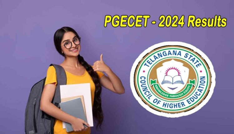 Telangana PGECET - 2024 Results Released