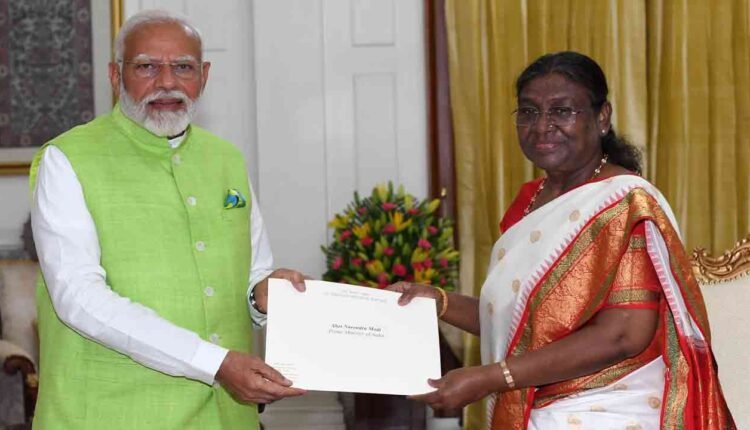 PM Modi Tenders Resignation To President Murmu Ahead Of Next Govt. Formation