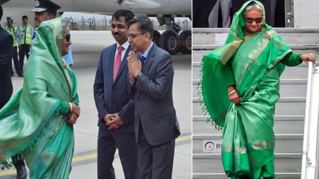 Bangladesh PM Sheikh Hasina Arrives For PM Modi Swearing-In-Ceremony