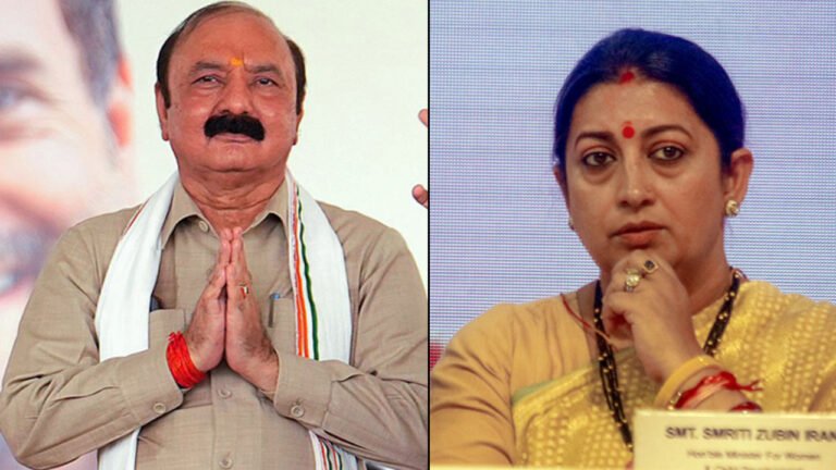 BJP's Smriti Irani Trails In Amethi, Congress Candidate Leads
