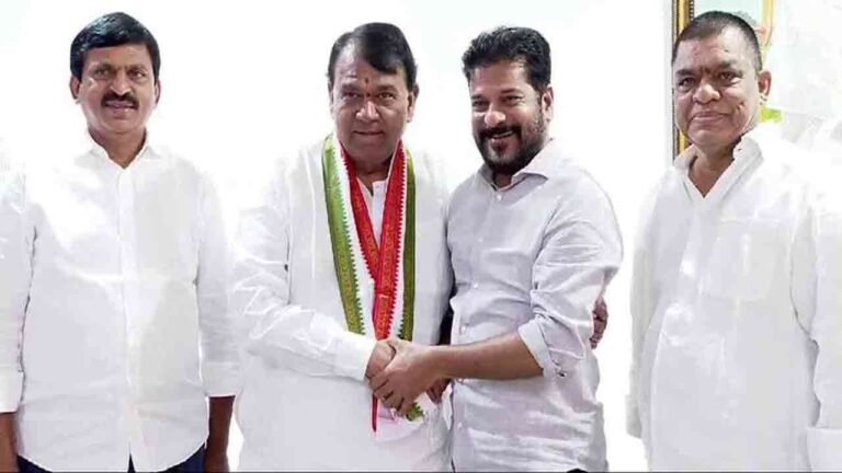 Big Shock To BRS: Former Speaker Pocharam Joined Congress