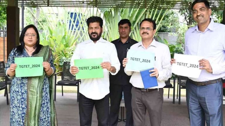 Revanth Reddy Released TG TET - 2024 Results