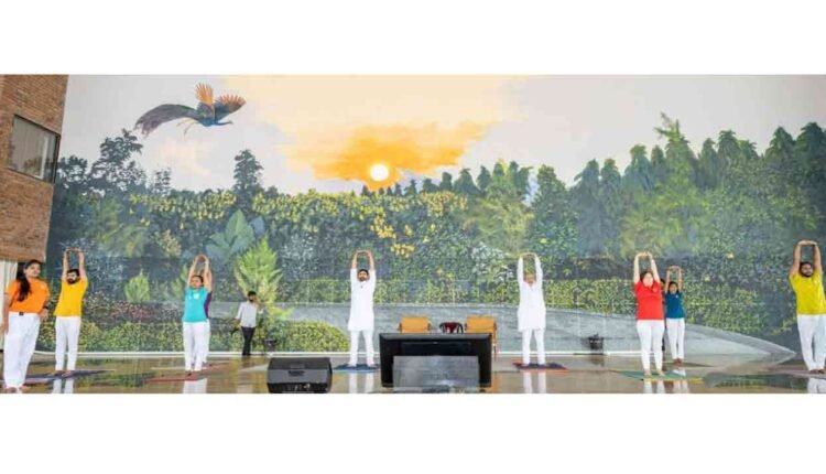International Day Of Yoga Celebrated At The Largest Meditation Hall In The World
