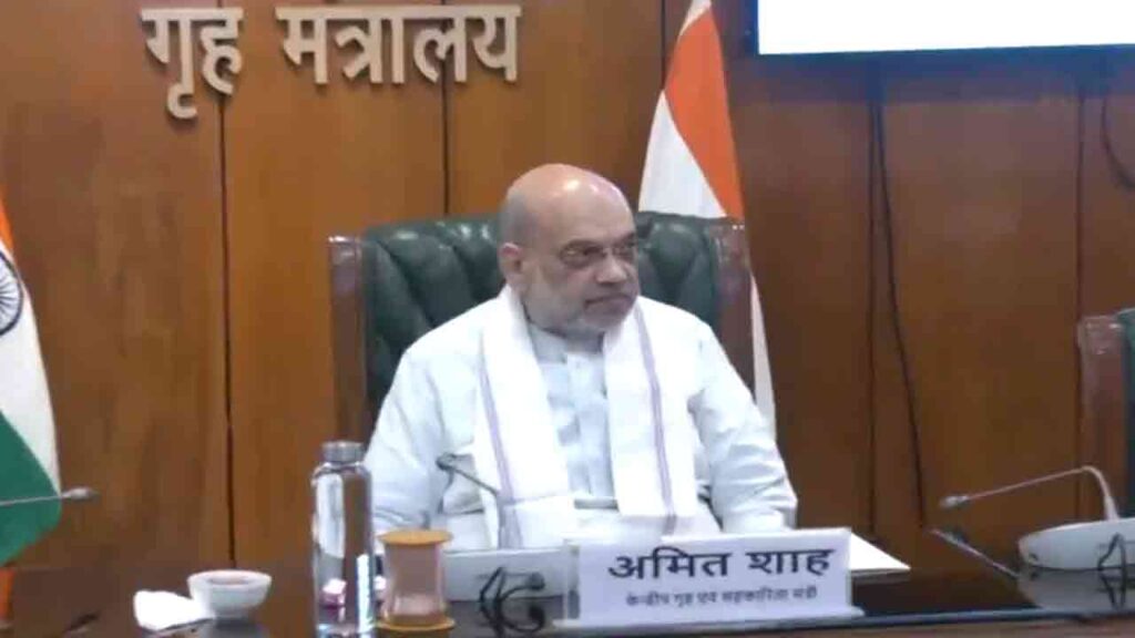 Amit Shah Chairs High-Level Meeting On J&K Security