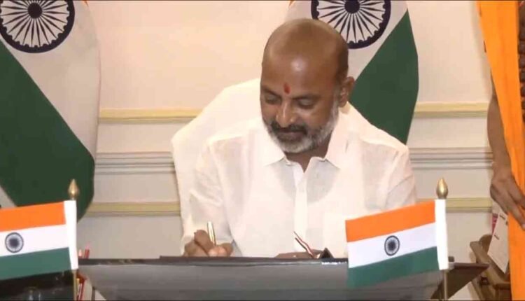 Bandi Sanjay Takes Oath As Union Home Minister