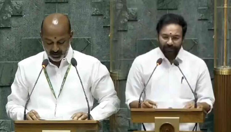 WATCH | Oath In Telugu By Telangana And AP MPs Including Kishan Reddy And Bandi Sanjay