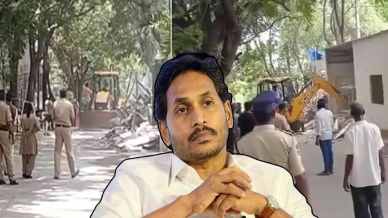 Illegal Structure At Jagan Lotus Pond Demolished By GHMC