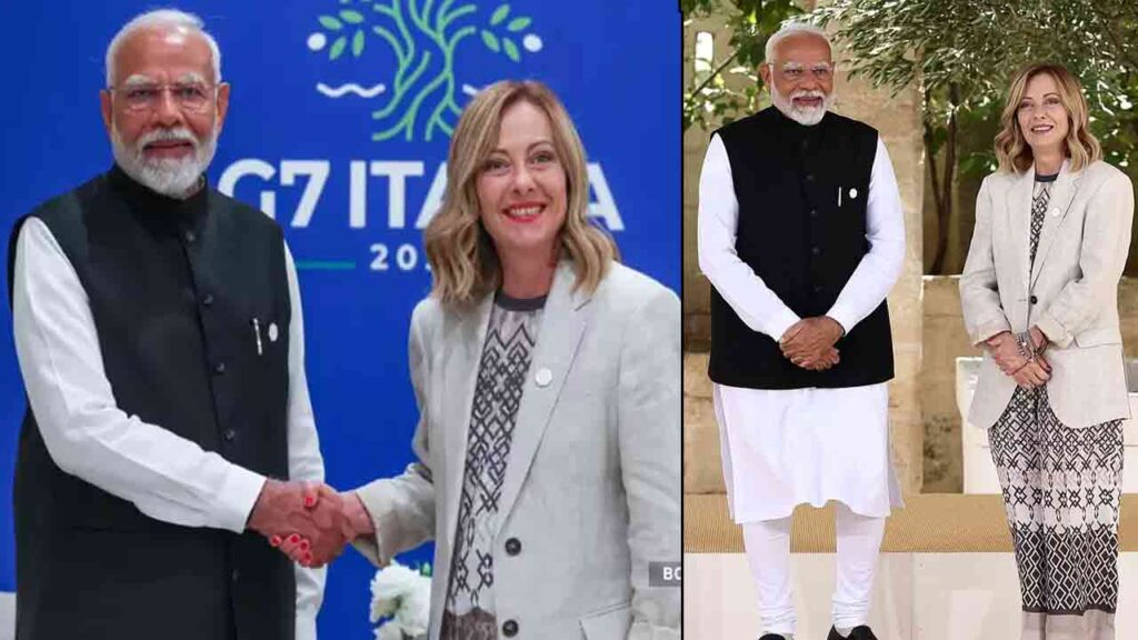 PM Modi Holds Bilateral Talks With Italian PM Giorgia Meloni