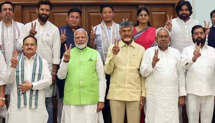 PM Modi Elected As NDA Alliance Chief