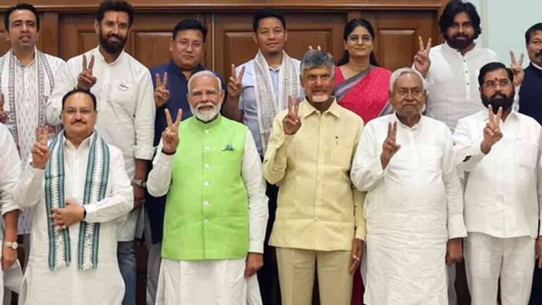 PM Modi Elected As NDA Alliance Chief