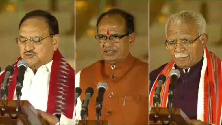 New Faces In Modi 3.0 Govt: JP Nadda, Two Former CMs Take Oath
