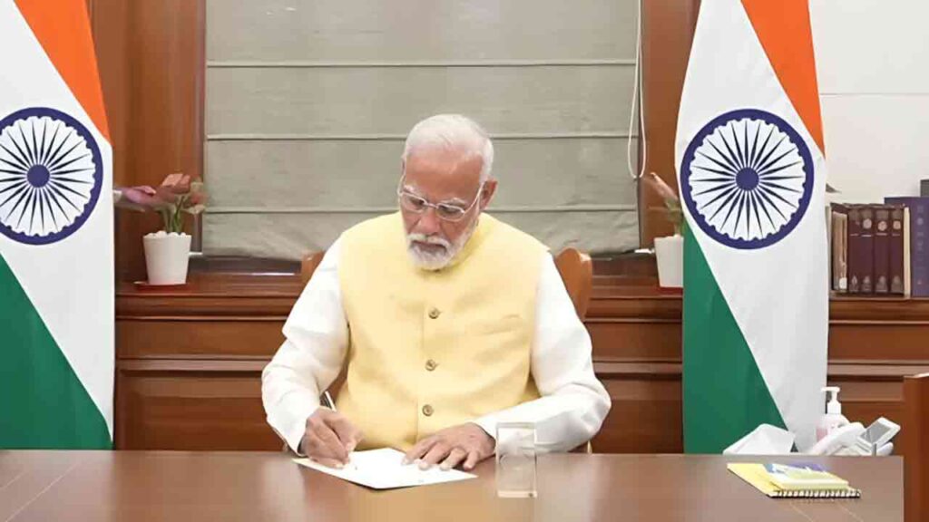 PM Modi Signs First File After Taking Charge For 3rd Straight Term: Lease Kisan Nidhi Fund