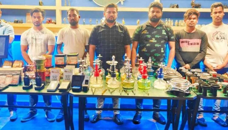Police Raids Hookah Parlour In Panjagutta, 9 Arrest