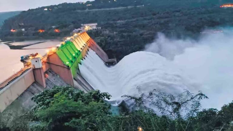 10 Gates Of Srisailam Project Lifted 