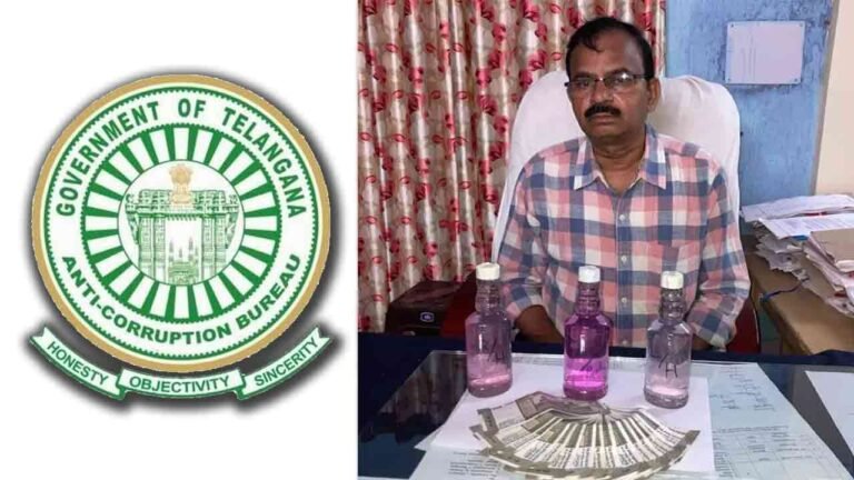 Wanaparthy Tahsildar In ACB Net For Taking Rs. 8,000 Bribe From Farmer