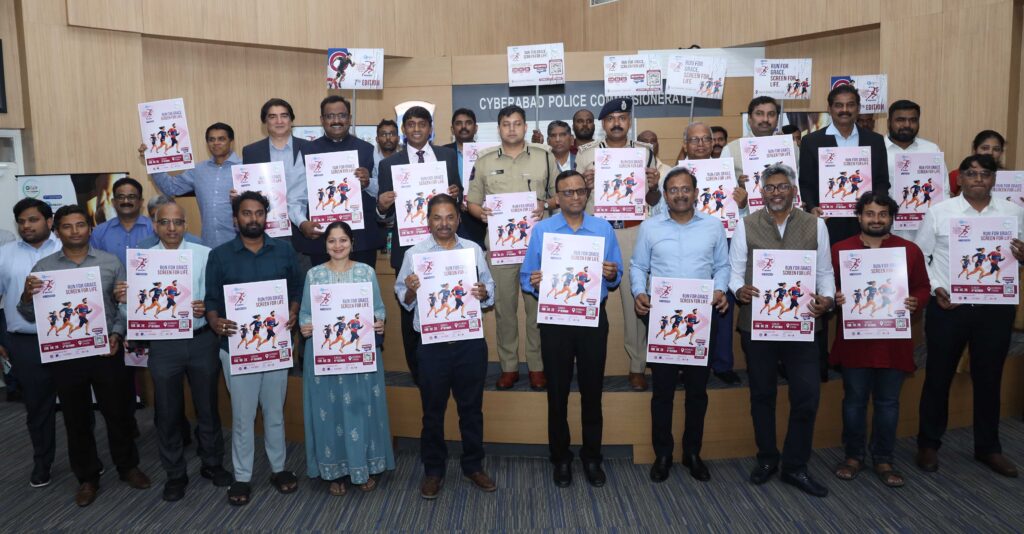 Cyberabad CP Unveils Date, Theme, And Commencement of Registrations for Grace Cancer Run 2024