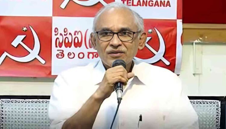 KTR's Response is Not Political Strategy, It's Surrender: BV Raghavulu