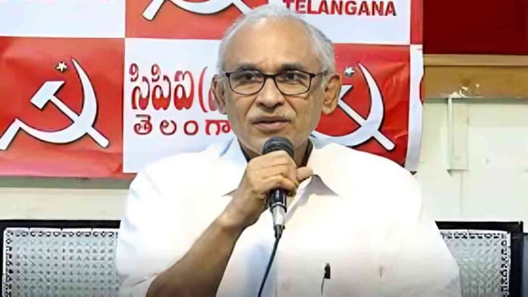 KTR's Response is Not Political Strategy, It's Surrender: BV Raghavulu